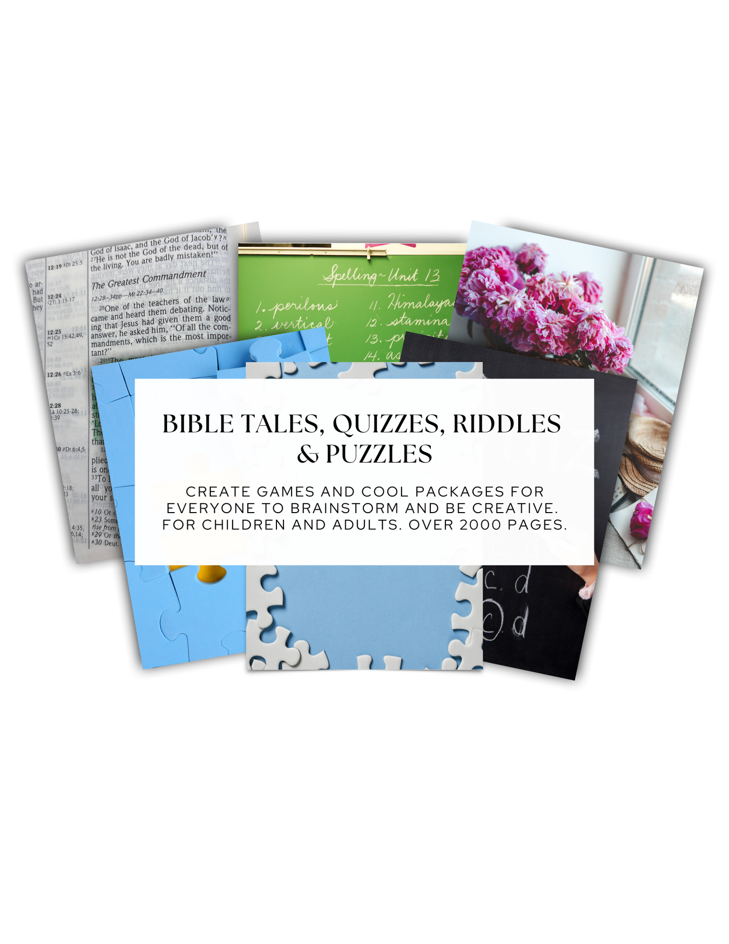 Bible Tales, Riddles, Quizzes & Puzzles Collection
