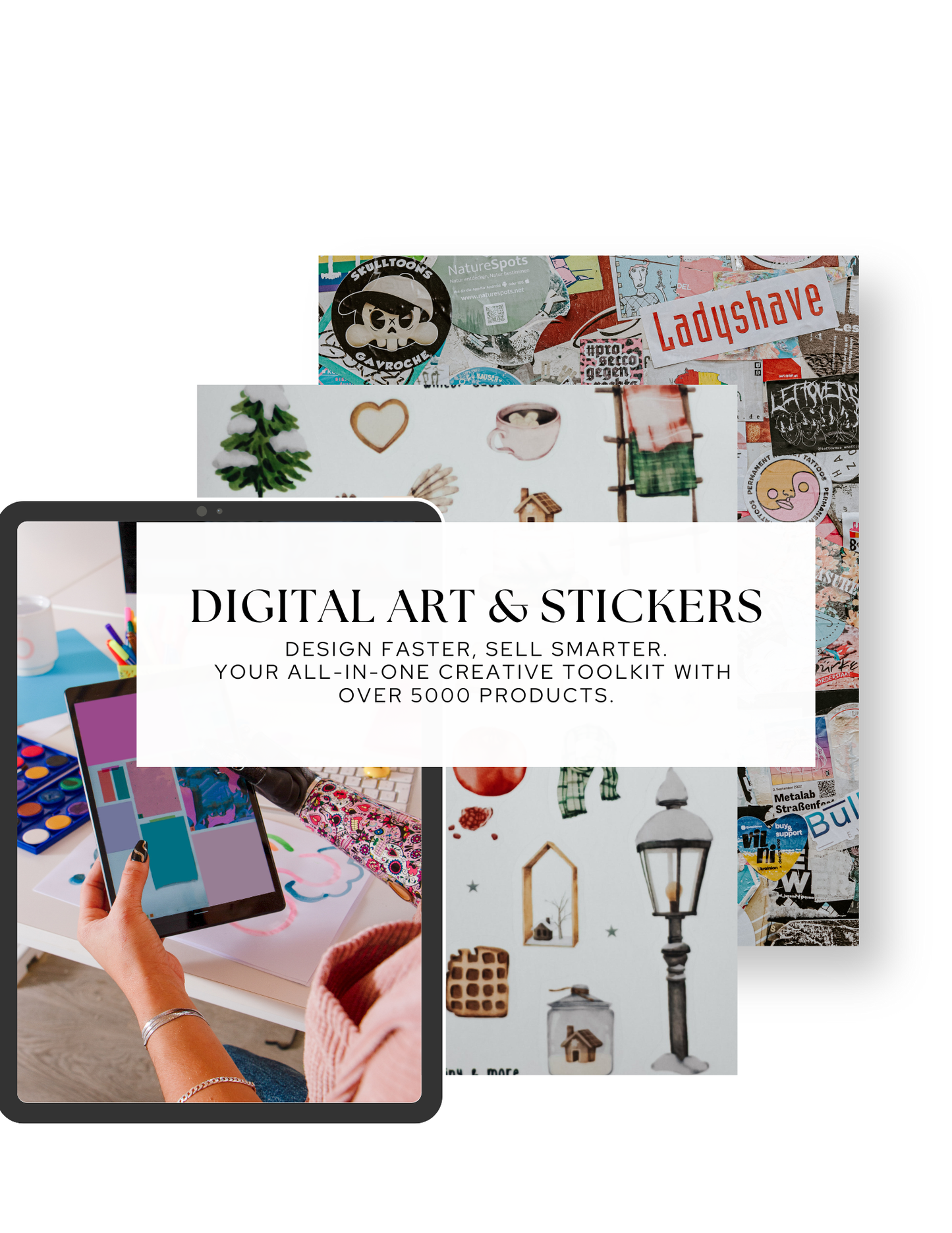 Digital Art Assets & Stickers Collection