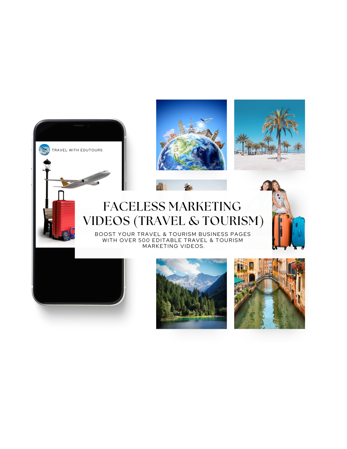 Faceless Marketing Videos (Travel & Tourism) Collection